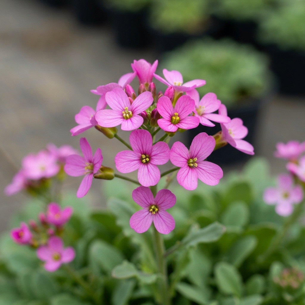 Arabis caucasica 'Lotti Deep Rose'
