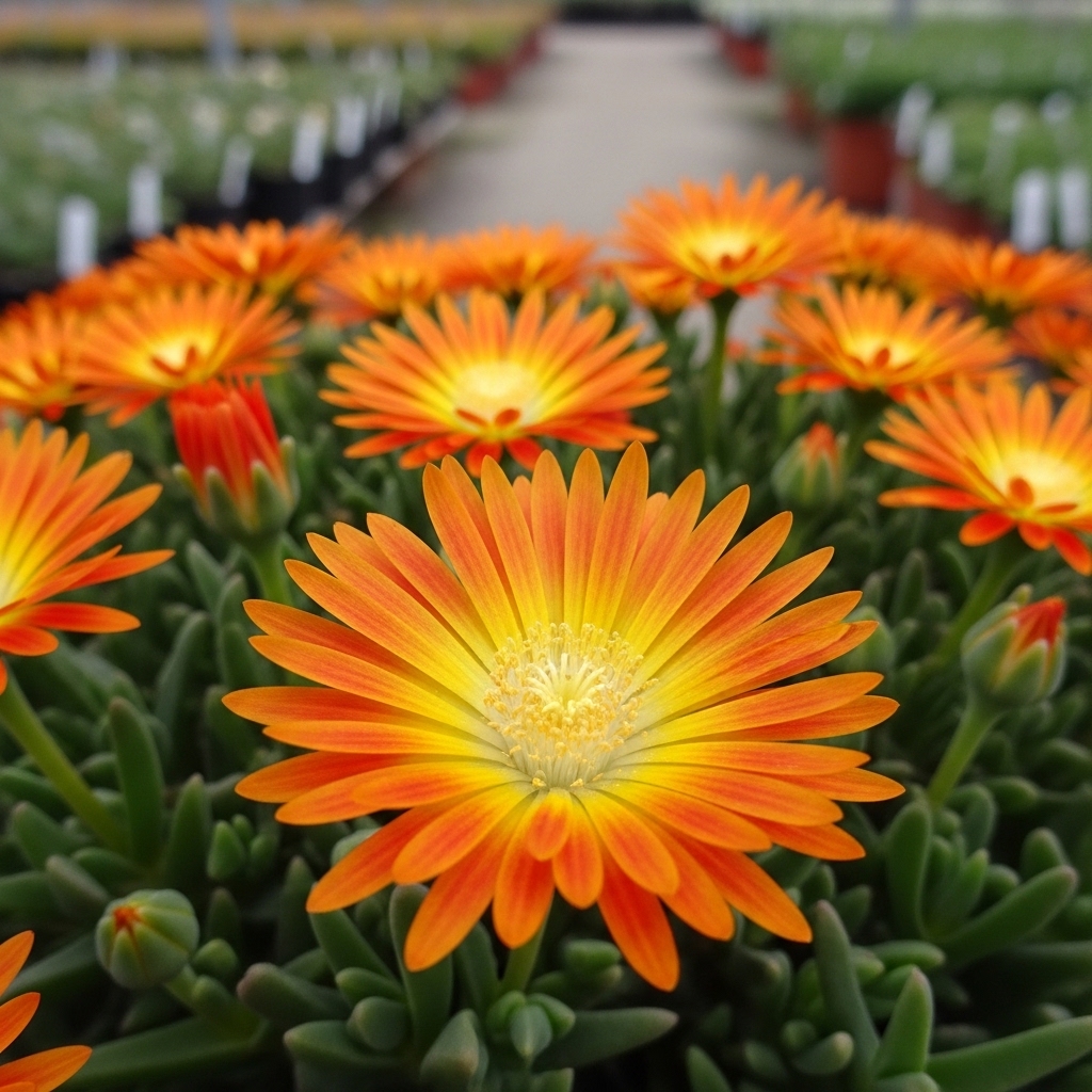 Delosperma 'Ocean Sunset Orange Glow'