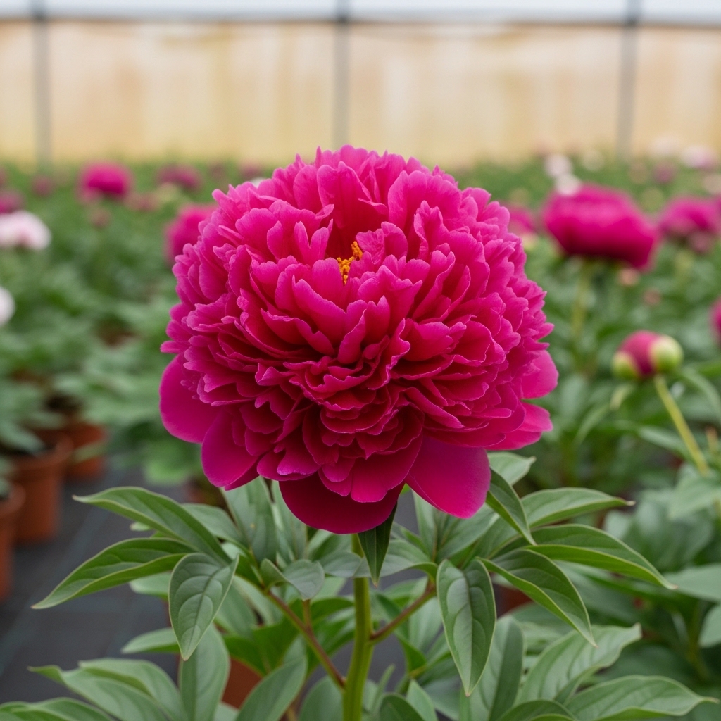 Paeonia lactiflora 'Command Performance'