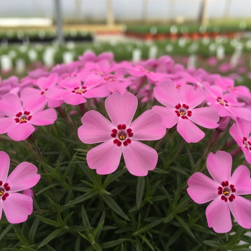 Phlox subulata 'Drummond Pink'