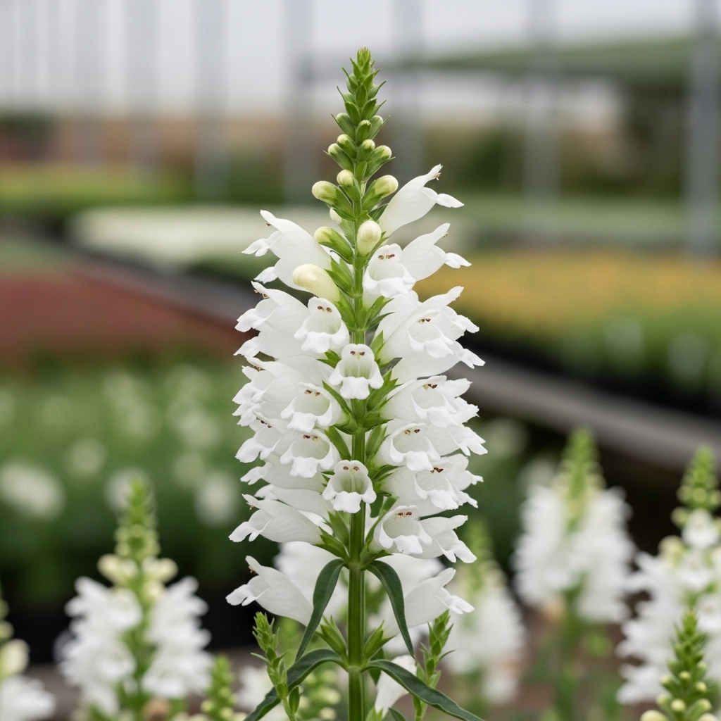 Physostegia virginiana 'Crystal Peak White'