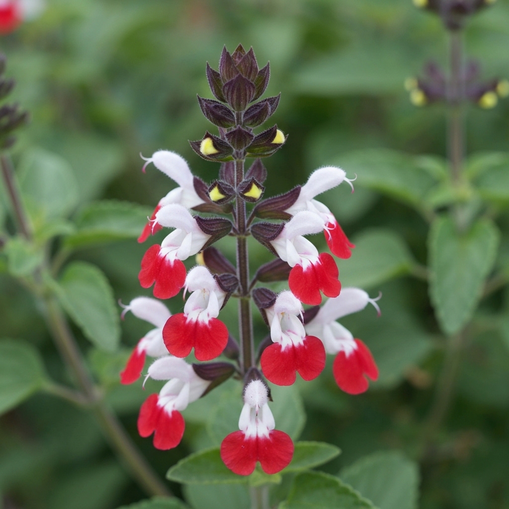 Salvia × jamensis 'Hot Lips'