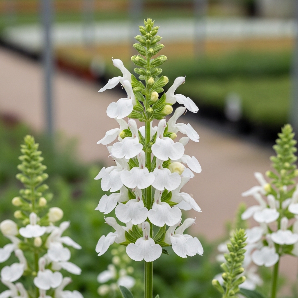 Salvia nemorosa 'Lyrical White'