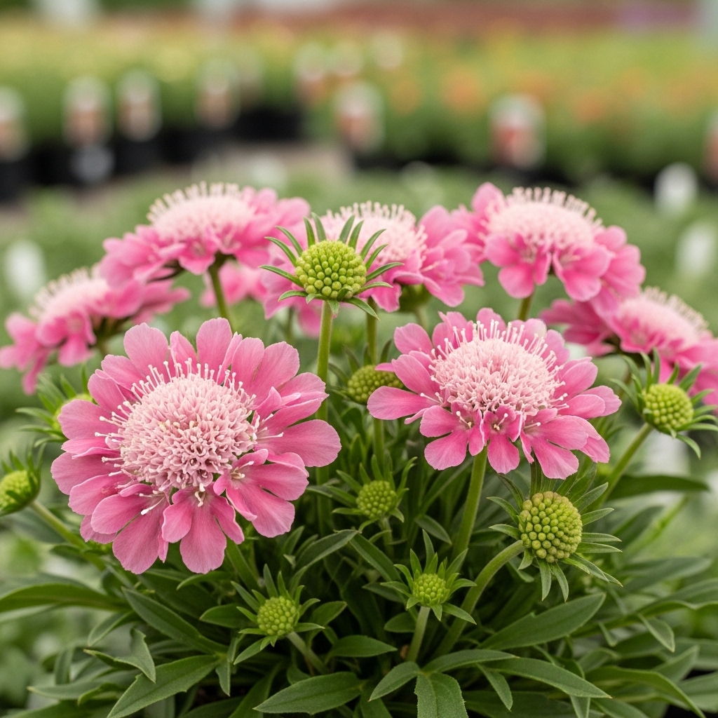 Scabiosa columbaria 'Flutter Rose Pink'