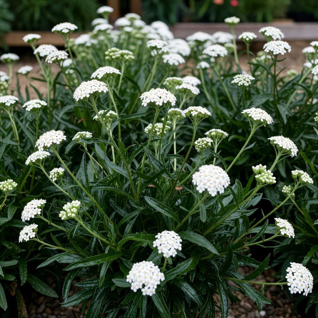 Achillea ptarmica 'Peter Cottontail'