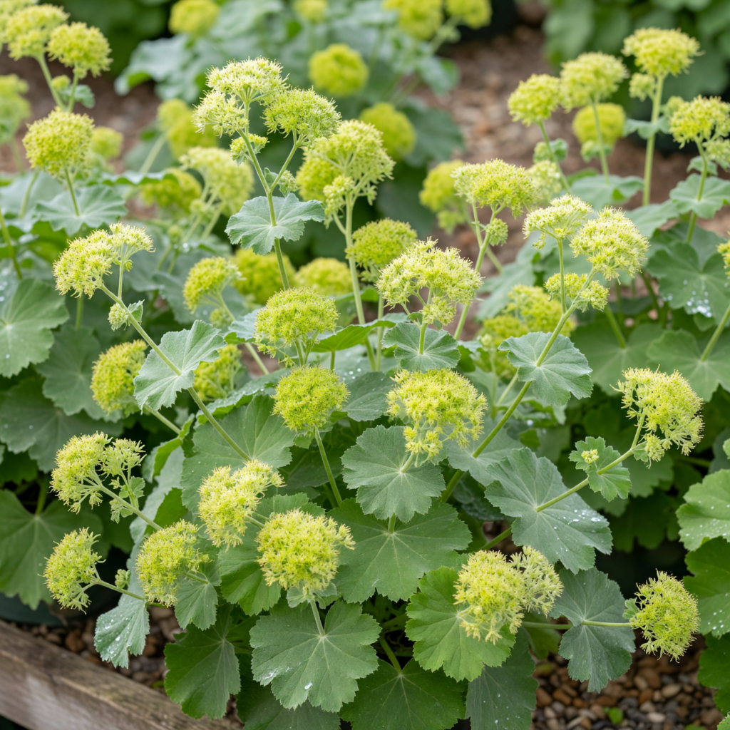 Alchemilla mollis 'Irish Silk'
