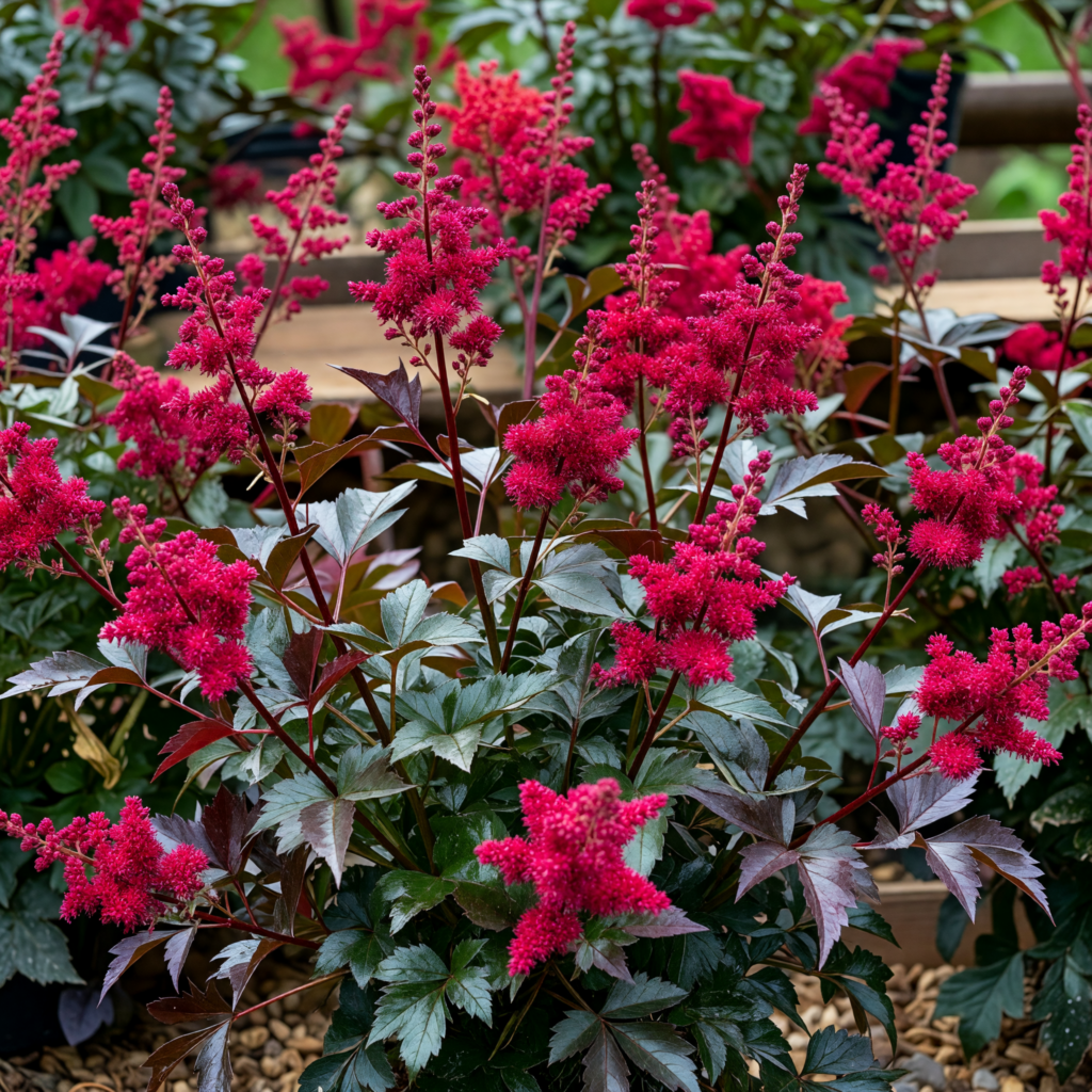 Astilbe 'Montgomery'