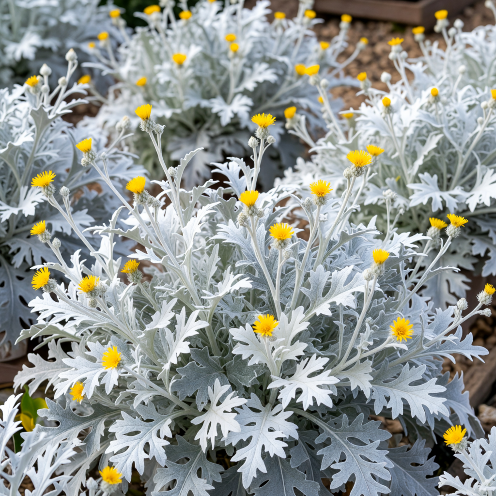 Centaurea 'Snowy Owl'