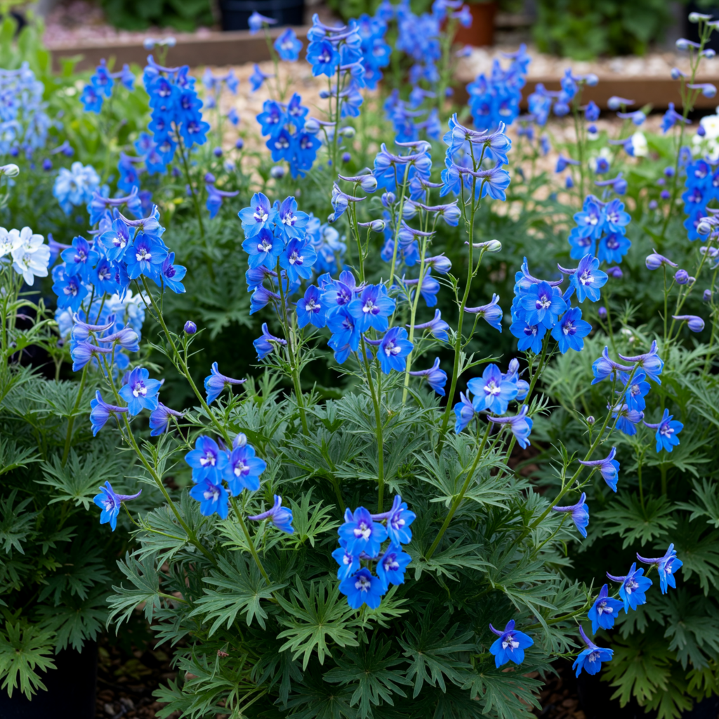Delphinium grandiflorum 'Diamonds Blue'
