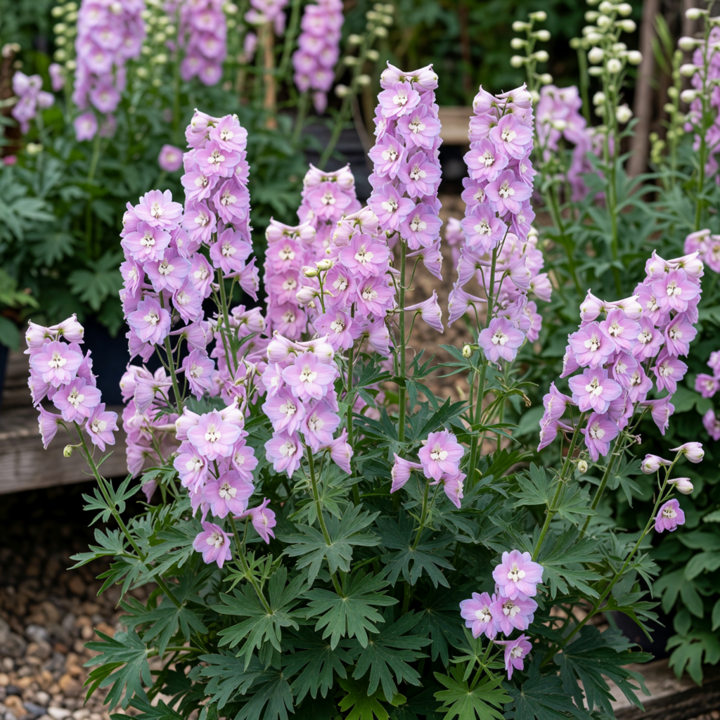 Delphinium 'Magic Fountains Cherry Blossom'