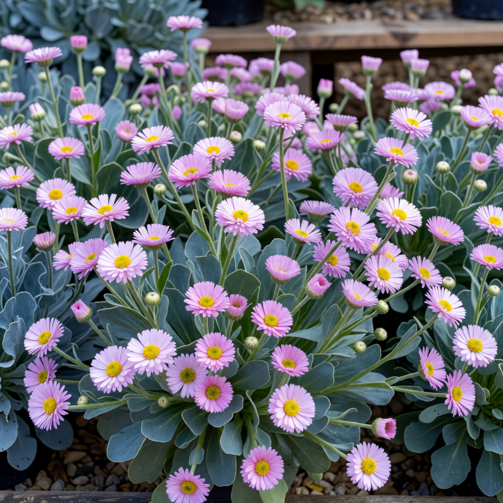 Erigeron glaucus 'Sea Breeze Pink'