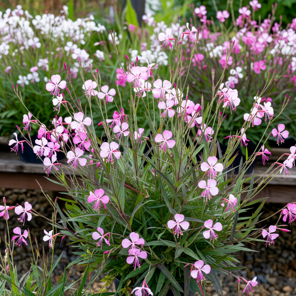 Gaura lindheimeri gambit rose bicolor