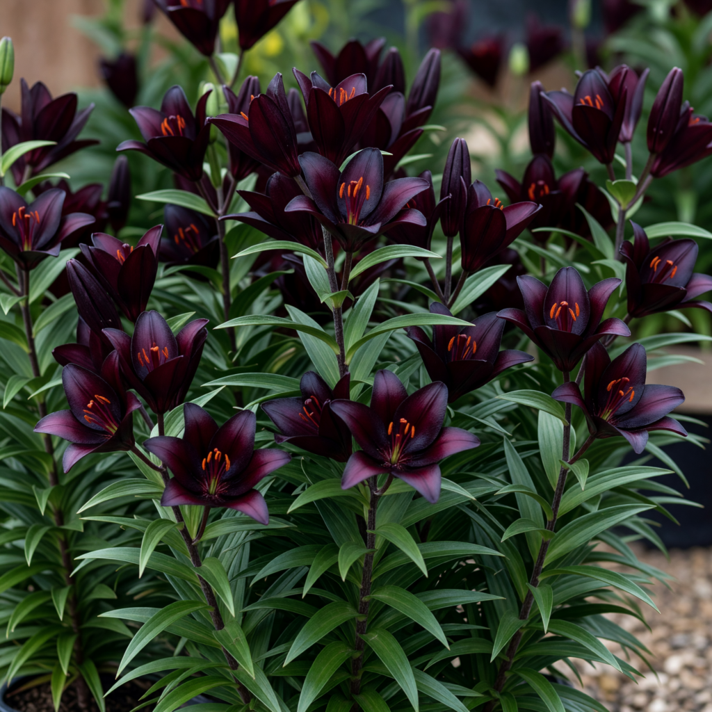 Lilium asiatic 'Blacklist'