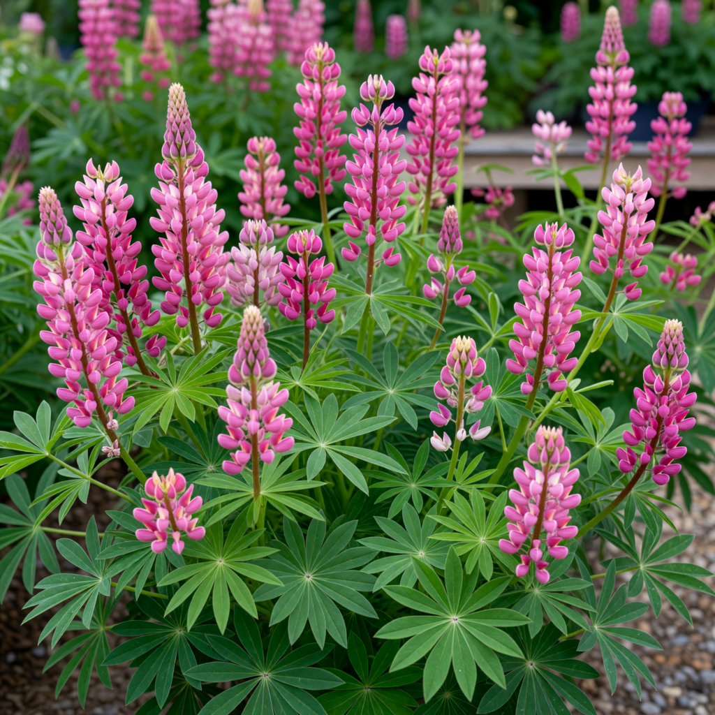 Lupinus polyphyllus 'Lupini Pink'