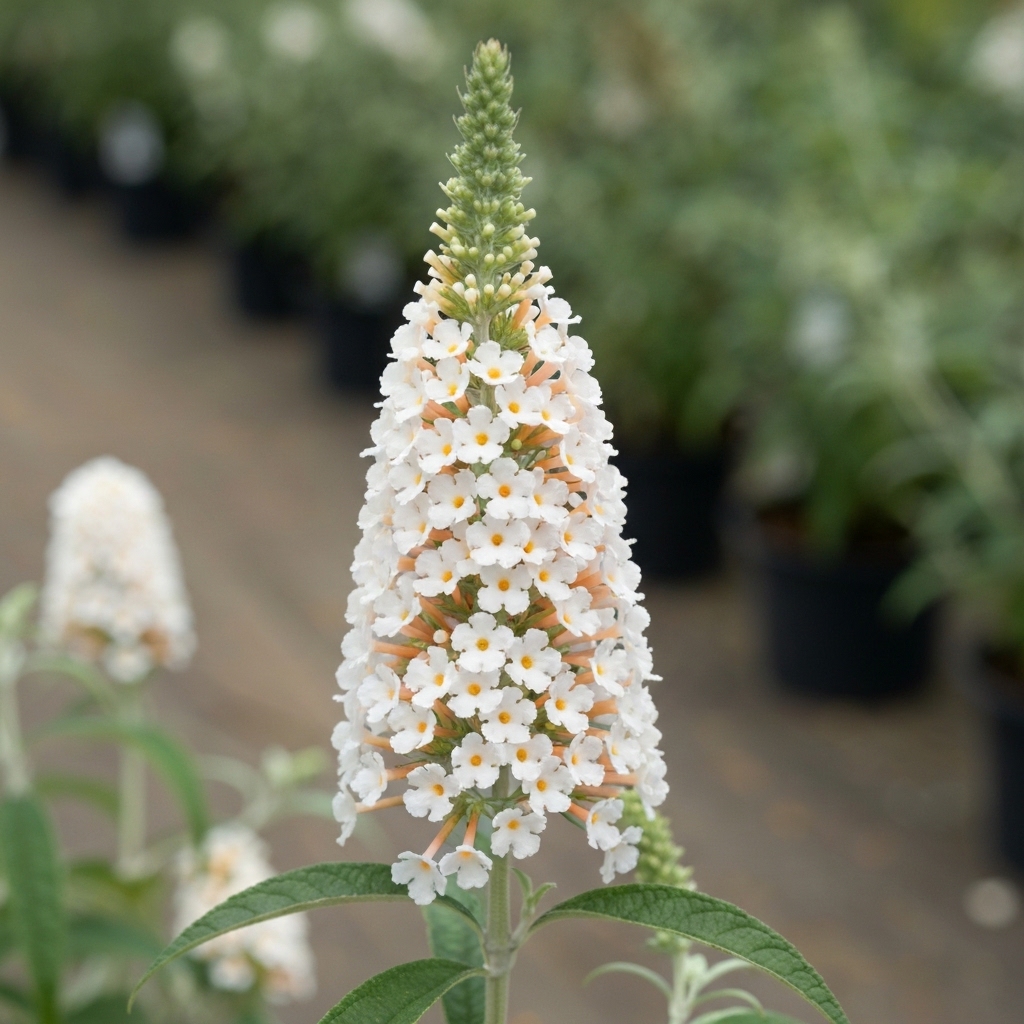Buddleja butterfly candy little white
