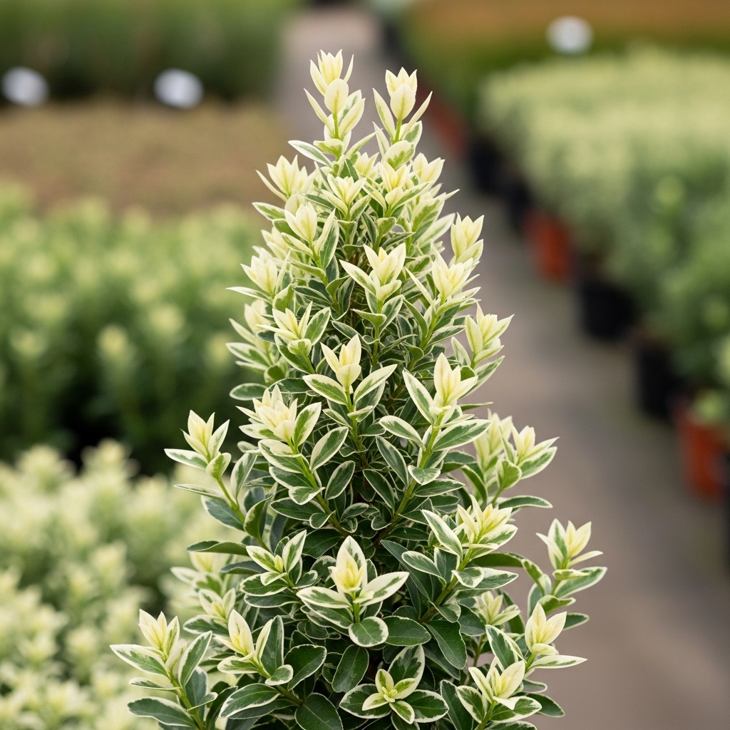 Euonymus japonicus 'Paloma Blanca'