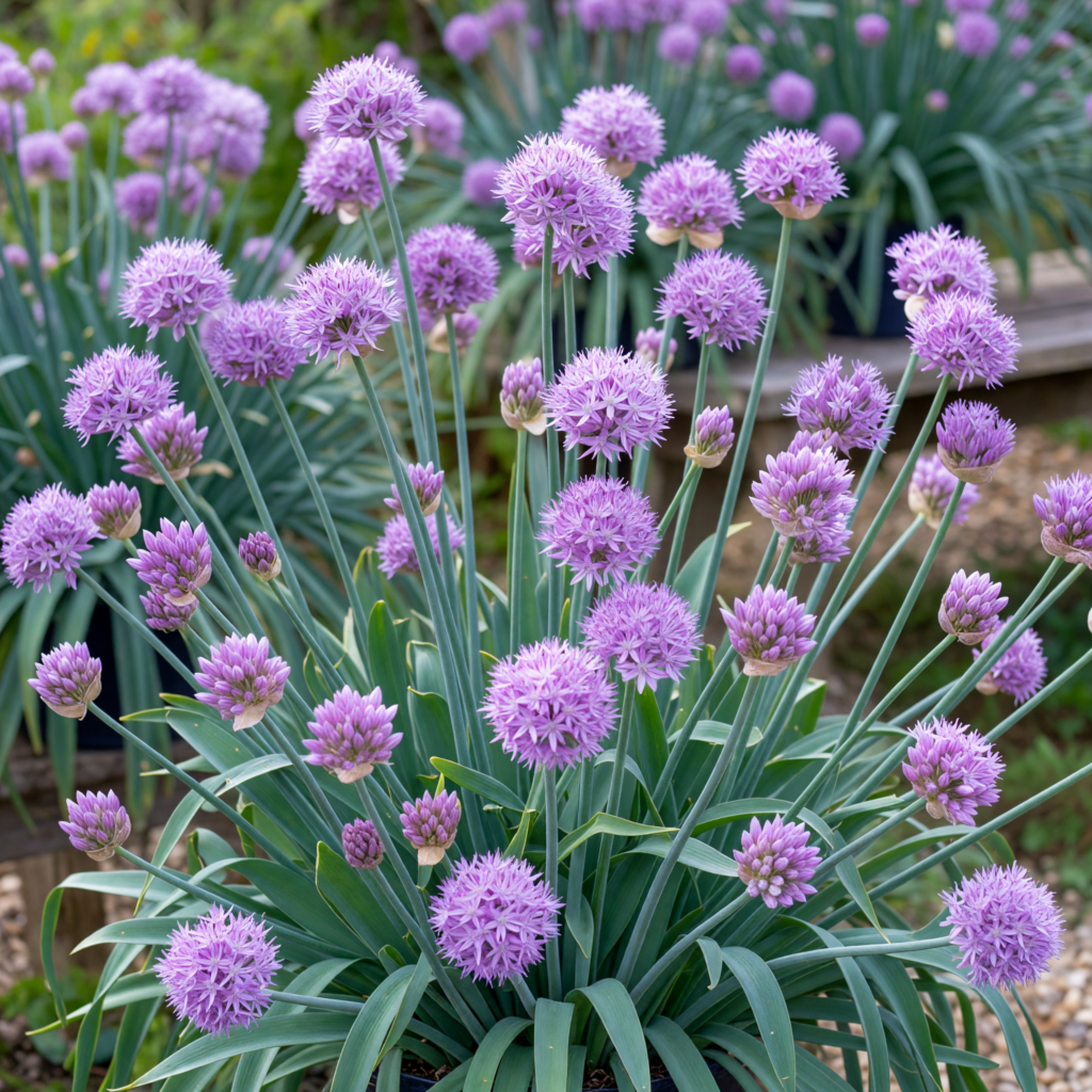 Allium hybrida 'Bubble Bath'