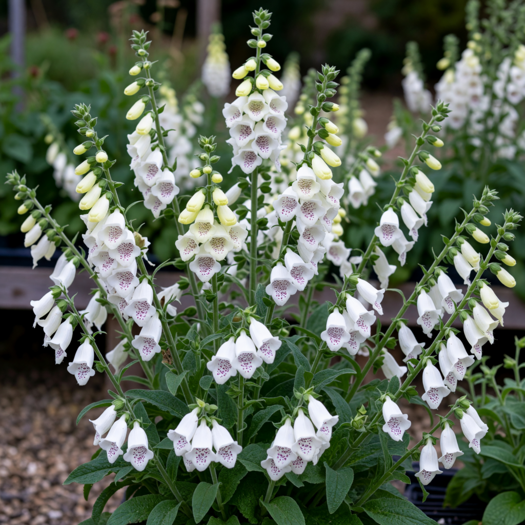 Digitalis purpurea 'Dalmatian White'